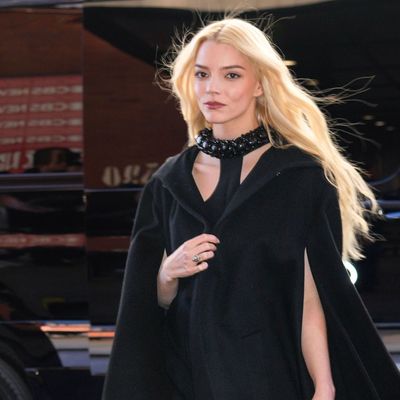 Anya Taylor-Joy’s Updo Has a Chic Hidden Hair Bow Detail at Dior