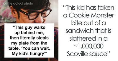 Dad Steals Stranger’s Spicy Chicken Sandwich For His Kid, Chaos Ensues When The Child Vomits Everywhere