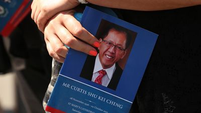 Terror threat mix in spotlight as slain cop remembered