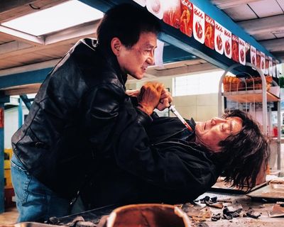 The Shadow’s Edge review – Jackie Chan as watchable as ever as fisticuff-prone cop-turned-dog-walker
