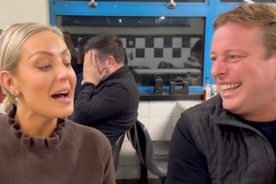 Strictly’s Thomas Skinner takes Amy Dowden for English breakfast at favourite cafe