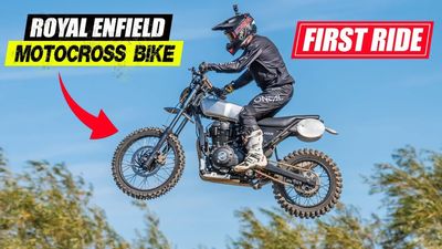 It's a Bird, It's a Plane, It's a Royal Enfield Himalayan Motocross Bike!