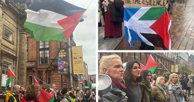 Glasgow protesters gather for emergency Global Sumud Flotilla demo