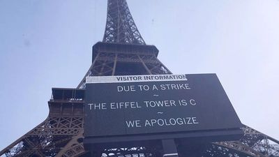 Eiffel Tower closed as nationwide strikes held across France against spending cuts