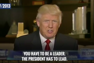 Trump haunted by his ‘pretty sad’ 2011 words on who is to blame for a government shutdown