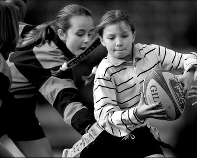 When girls had to play rugby in secret