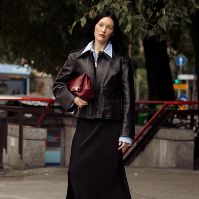 Blue and Brown Is the Surprise Colour Pairing Stylish Women Are Wearing This Autumn