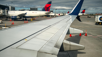 Air Traffic Blunder? Two Delta Jets SLAM Together at LaGuardia Airport, With a Wing Ripping Into the Cockpit Window