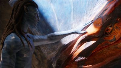 James Cameron says he's included a scene in Avatar: Fire and Ash that he was originally "saving" for "a later film": "F*ck that! He should get the bird"