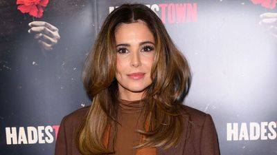 Cheryl just nailed autumn chic in layers of toffee, copper and chocolate brown