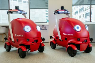 Meet Dot: DoorDash's new 5-foot, 350-pound robot delivery driver that can hit 20 mph