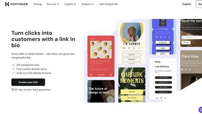 Hostinger rolls out link-in-bio builder