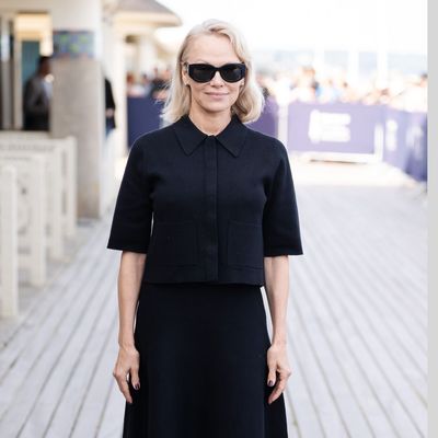 Pamela Anderson Ditches Her Choppy Blonde Bob for a Red Retro Mullet