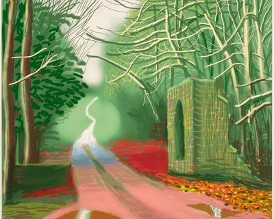 David Hockney iPad drawings of Yorkshire Wolds to be sold at auction