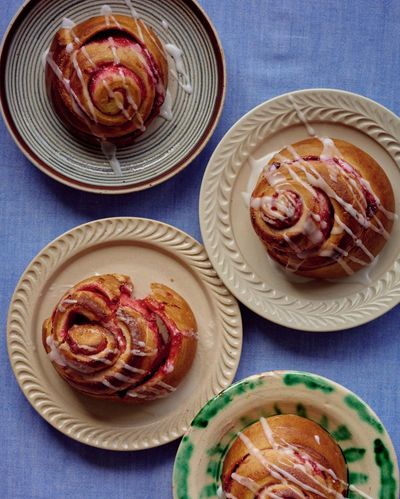 Benjamina Ebuehi’s recipe for plum and ginger buns