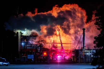 Massive explosion sparks inferno at Chevron oil refinery in Los Angeles