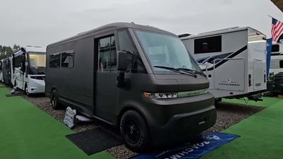This EV Van From Chevrolet Would Make a Perfect Camper for Dirt Bike Adventures