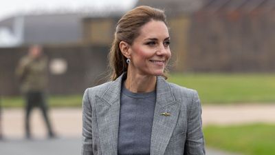 Kate Middleton just made a strong case for dove-grey as a softer alternative to black for the colder months