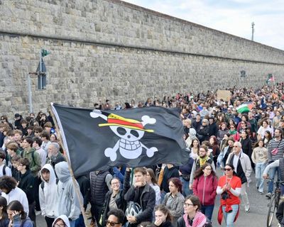 ‘Starting to be very afraid’: Italy’s Gaza protests raise pressure on Meloni