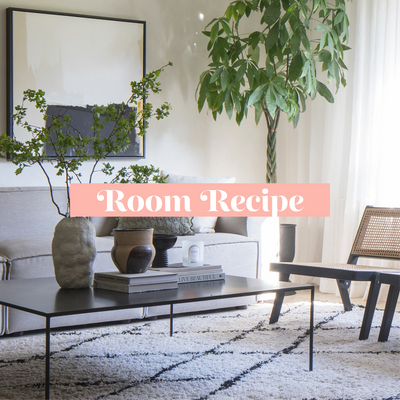 A Japandi Living Room