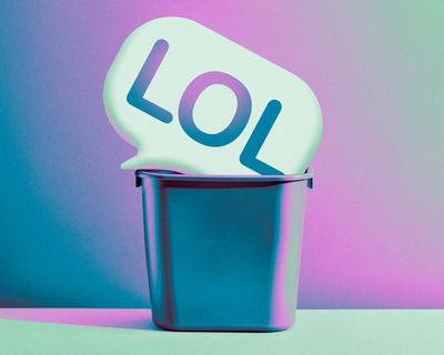 Why do I use LOL so much in my texts?