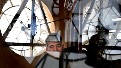 Why you'll find Andrew atop a clock tower on Sunday