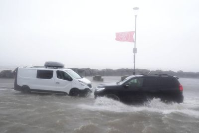 Storm Amy: Man dies and hundreds of thousands without power across Ireland