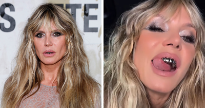 Heidi Klum’s Fully Sheer Dress With Thong Reveals More Than It Covers At Vetements Paris Show