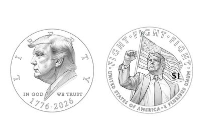 Treasury considers $1 coin with Trump’s image on it for America’s 250th anniversary. Is it legal?