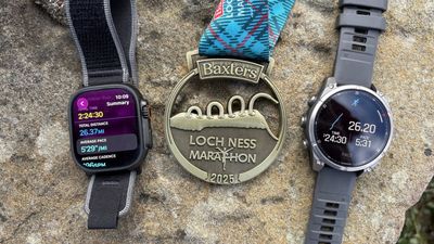 I just ran a marathon with the Apple Watch Ultra 3 vs. Garmin Fenix 8 Pro — here’s the winner