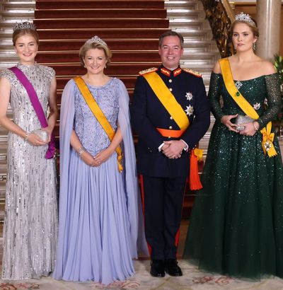 Princess Elisabeth and Princess Catharina-Amalia Channel Two of Kate Middleton's Best Evening Gowns at Luxembourg Abdication Day Gala