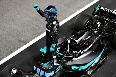 F1 Singapore GP: Russell darts to pole from Verstappen