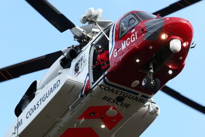 Man airlifted to safety amid rising river levels