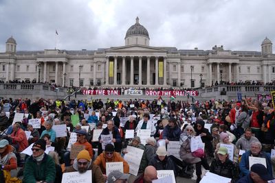 Police arrest scores of protesters over support for banned Palestine Action