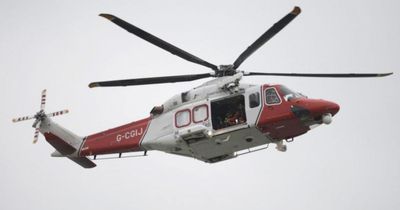 Man airlifted to safety amid rising river levels