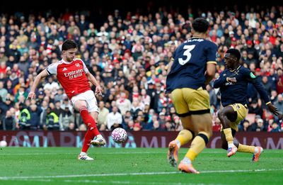 Arsenal 2-0 West Ham: Declan Rice on target to extend Nuno Espirito Santo's wait for first win