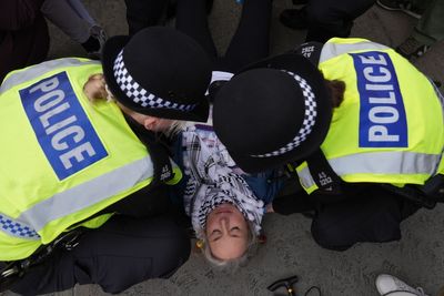 Police arrest almost 500 people over Palestine Action support