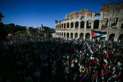 Hundreds Of Thousands Turn Out At Pro-Palestinian Marches In Europe