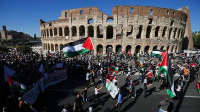 From Rome to Barcelona: Thousands attend pro-Palestinian demos