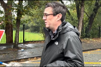‘The hurt has been heard,’ says Andy Burnham at scene of synagogue terrorist attack