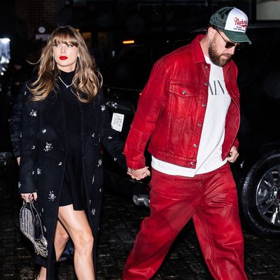 Taylor Swift's 'Release Party of a Showgirl' Gucci Shirt Has a Low-Key Travis Kelce Connection