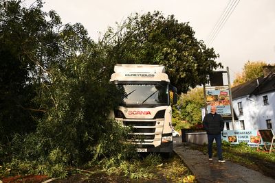 Storm Amy latest: Thousands still without power as weather warnings continue
