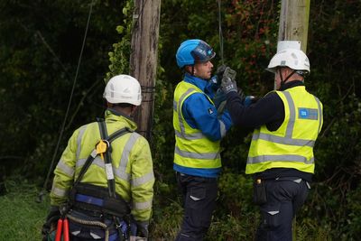 Crews doing ‘very best’ to restore power after Storm Amy