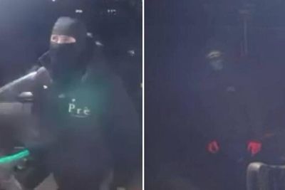 Masked pair ‘spray accelerant’ on mosque in suspected arson attack being treated as hate crime