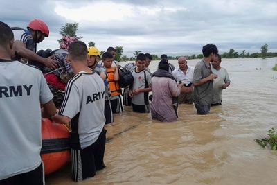 Nepalese villages are swept away by heavy rainfall and landslides, leaving at least 44 dead