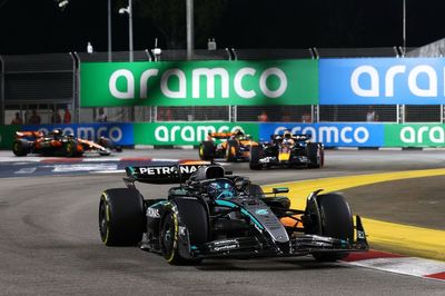 F1 Singapore GP: Russell streaks to second win of 2025, McLaren seals constructors' title