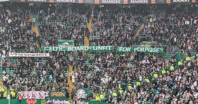 Latest Celtic banner taking aim at board unveiled ahead of Motherwell clash