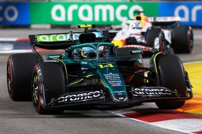 Hadjar hits back at "grumpy" Alonso after Singapore GP fight