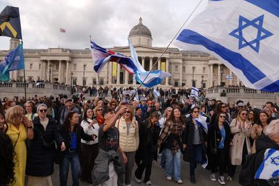 Palestine Action protest ‘almost gloating over Yom Kippur attack’, demo hears