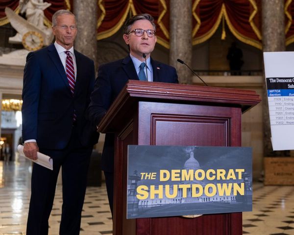 House speaker says Democrats are not serious about negotiating as shutdown continues